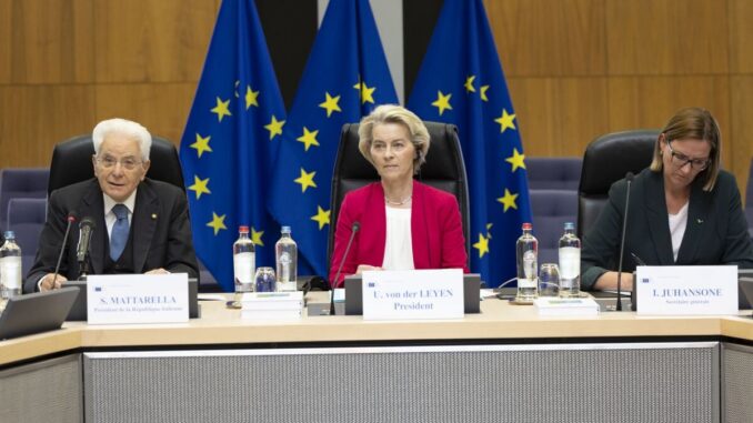 Ue, Mattarella “Istituzioni efficaci rafforzano consenso sociale” / Video