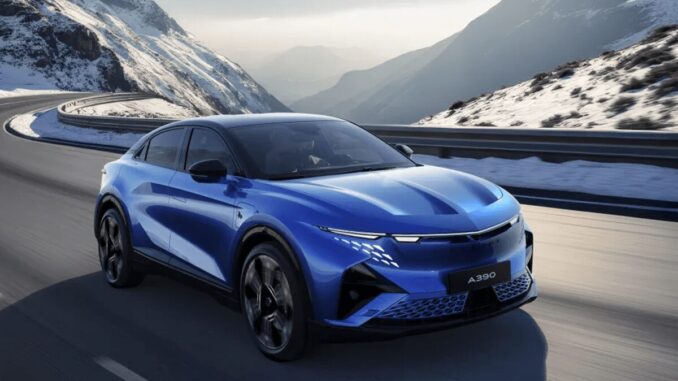 Alpine presenta la A390 fastback elettrica ma sportiva 1