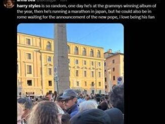 Anche Harry Styles a San Pietro per lelezione di Papa Leone XIV