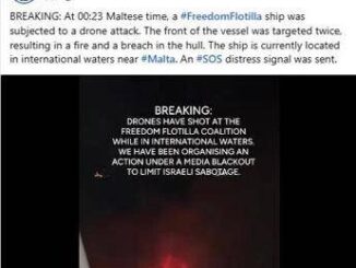 Attacco di droni colpita nave con aiuti umanitari per Gaza doveva imbarcarsi anche Greta Thunberg Video