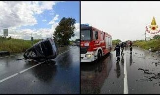 Auto finisce contro un albero e si ribalta sullArdeatina un morto e 4 feriti gravi