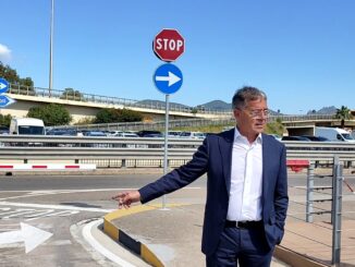 Il sindaco Nizzi inaugura il parcheggio di via Anfossi