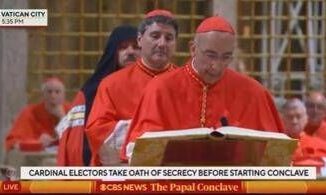 Conclave 2025 arriva la prima gaffe tv il video