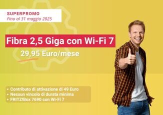 Connessione per smart home lofferta di maggio di Ehiweb con la FIBRA a 25 Giga