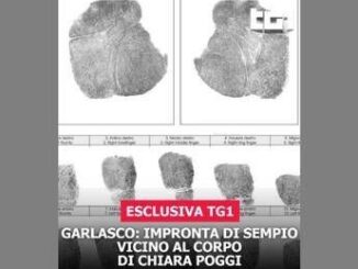 Garlasco Tg1 Impronta di Sempio vicino al corpo di Chiara Poggi