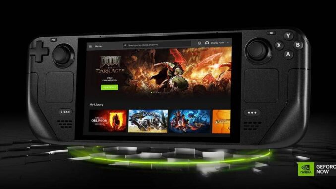 GeForce NOW sbarca su Steam Deck: l’esperienza di gioco cloud definitiva a portata di mano