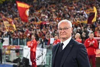 ‘Grande condottiero, romanista vero’: Ranieri, omaggio da brividi dell’Olimpico – Video