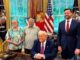 Louis Prevost il fratello di Papa Leone XIV nello Studio ovale da Trump