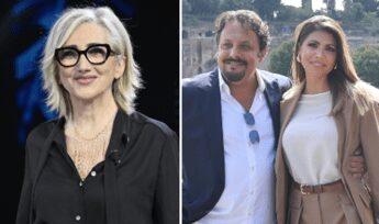 Lunetta Savino: “Peggior baciatore? Brignano”. La replica piccata di Flora Canto