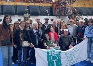 Malattie rare Aisla a bordo nave Vespucci per una cura come rotta comune