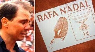 Nadal e lomaggio da brividi al Roland Garros