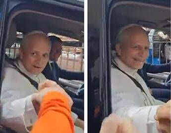 Papa Leone XIV, il saluto al tifoso: “Forza Roma” – Video