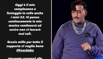 Simba La Rue compie 23 anni, il messaggio dal carcere: “Festeggio in cella”