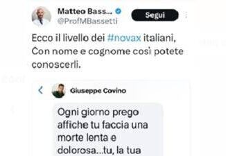 Una morte lenta e dolorosa minacce e insulti a Bassetti lui pubblica post dellautore