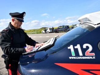 carabinieri posto di blocco