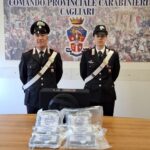 Elmas, GLS, cocaina, allarme bomba, subwoofer, Carabinieri, sequestro droga, unità cinofila, artificieri, cronaca Sardegna, traffico stupefacenti, bonifica