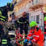 esercitazione vigili del fuoco a Carloforte