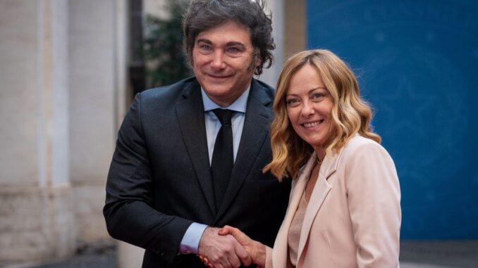 Meloni incontra Milei, al via piano d’azione Italia-Argentina 2025-2030