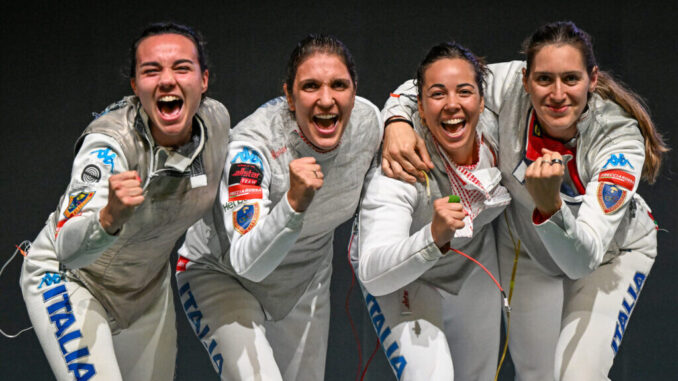 Italia oro nel Fioretto donne e argento nella Sciabola uomini
