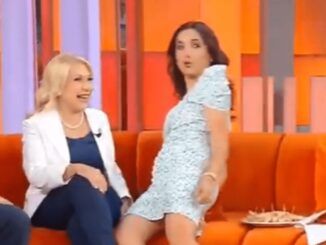 Caterina Balivo incidente sfiorato con lo stuzzicadenti il siparietto a La volta buona