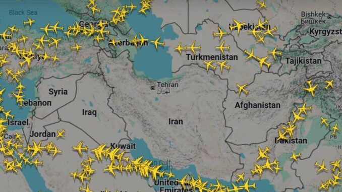 Da Tel Aviv a Kabul, traffico aereo bloccato dopo attacco Israele all’Iran