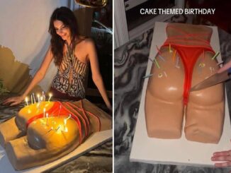 Emily Ratajkowski compie 34 anni la torta e il lato B