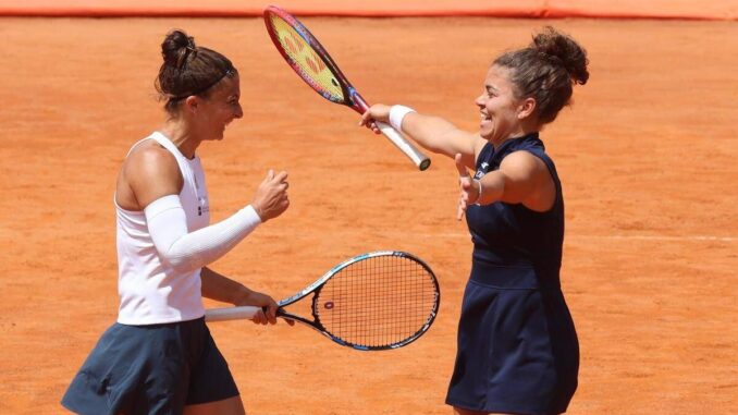 Errani-Paolini oggi, live al Roland Garros 2025 contro Danilina-Krunic. La diretta