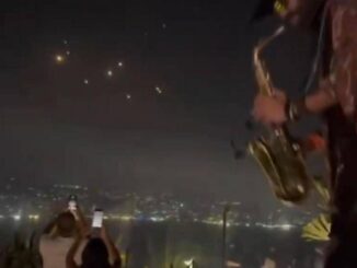 Guerra Israele Iran missili nel cielo e musica alla festa il video virale