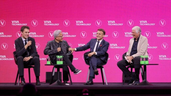 Macron e Huang: sovranità digitale al centro del dialogo tra Francia e Nvidia
