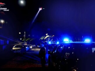 carabinieri Cagliari notturno