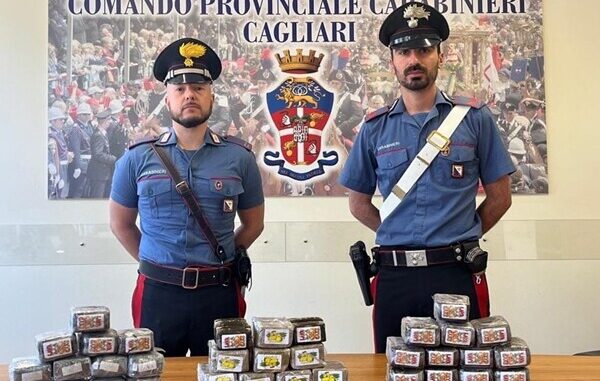 operazione antidroga corrieri Cagliari