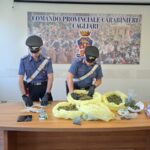 sequestro marijuana arrestato operaio Monserrato