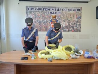 sequestro marijuana arrestato operaio Monserrato